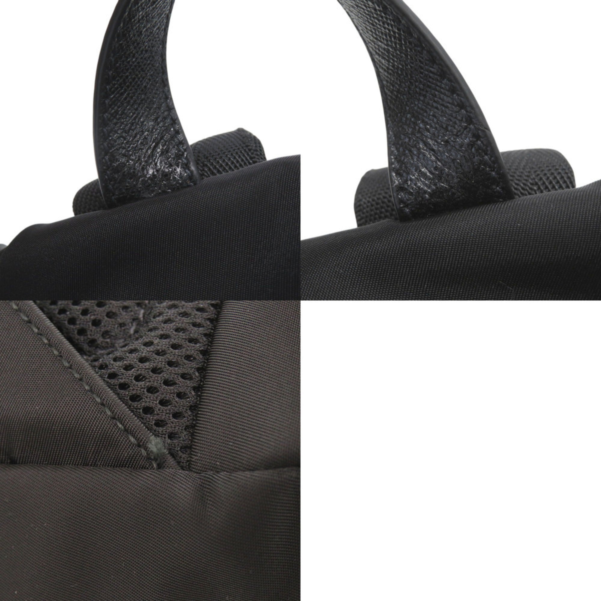 Like new Prada nylon black backpack/daypack, black, 1213 PRADA — Like New