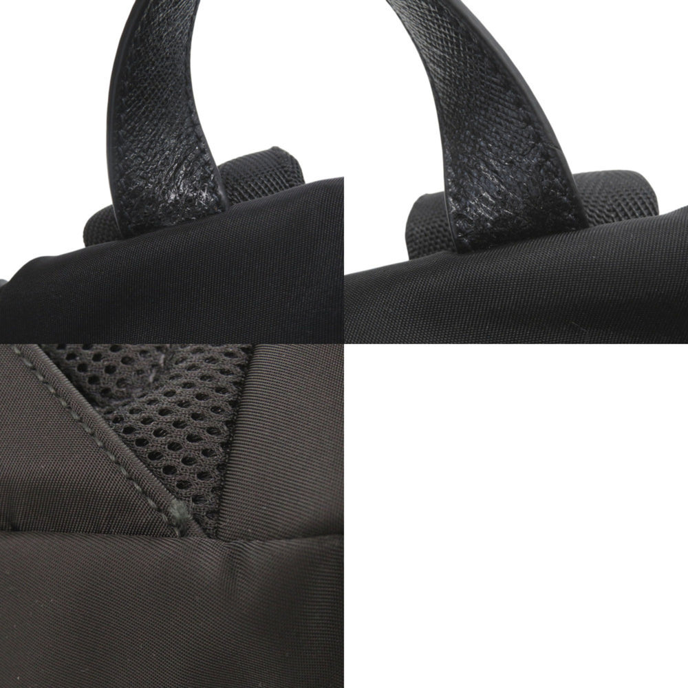 Like new Prada nylon black backpack/daypack, black, 1213 PRADA — Like New