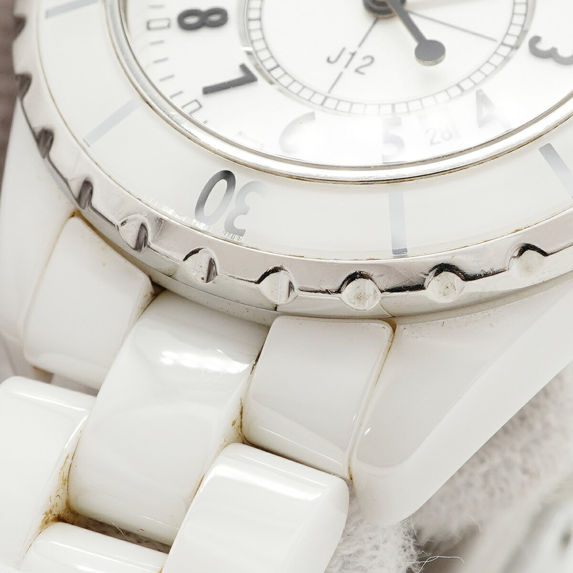 Chanel J12 H0968 White Dial Women's Watch — Good