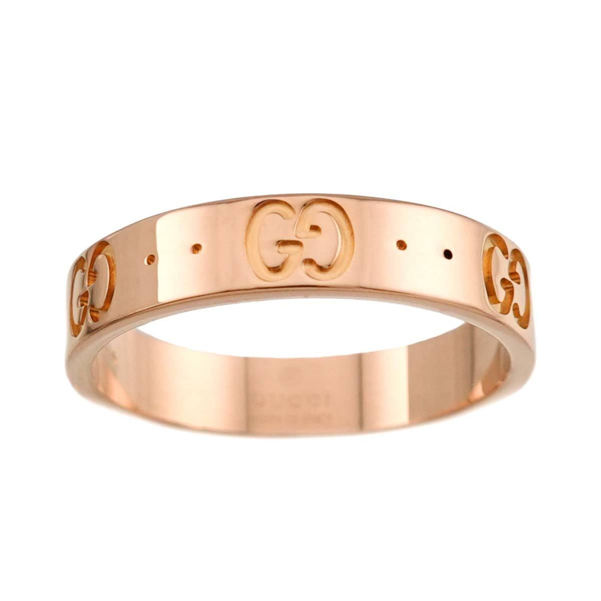 Gucci Icon Ring #13, 18K PG Pink Gold 750 — Like New