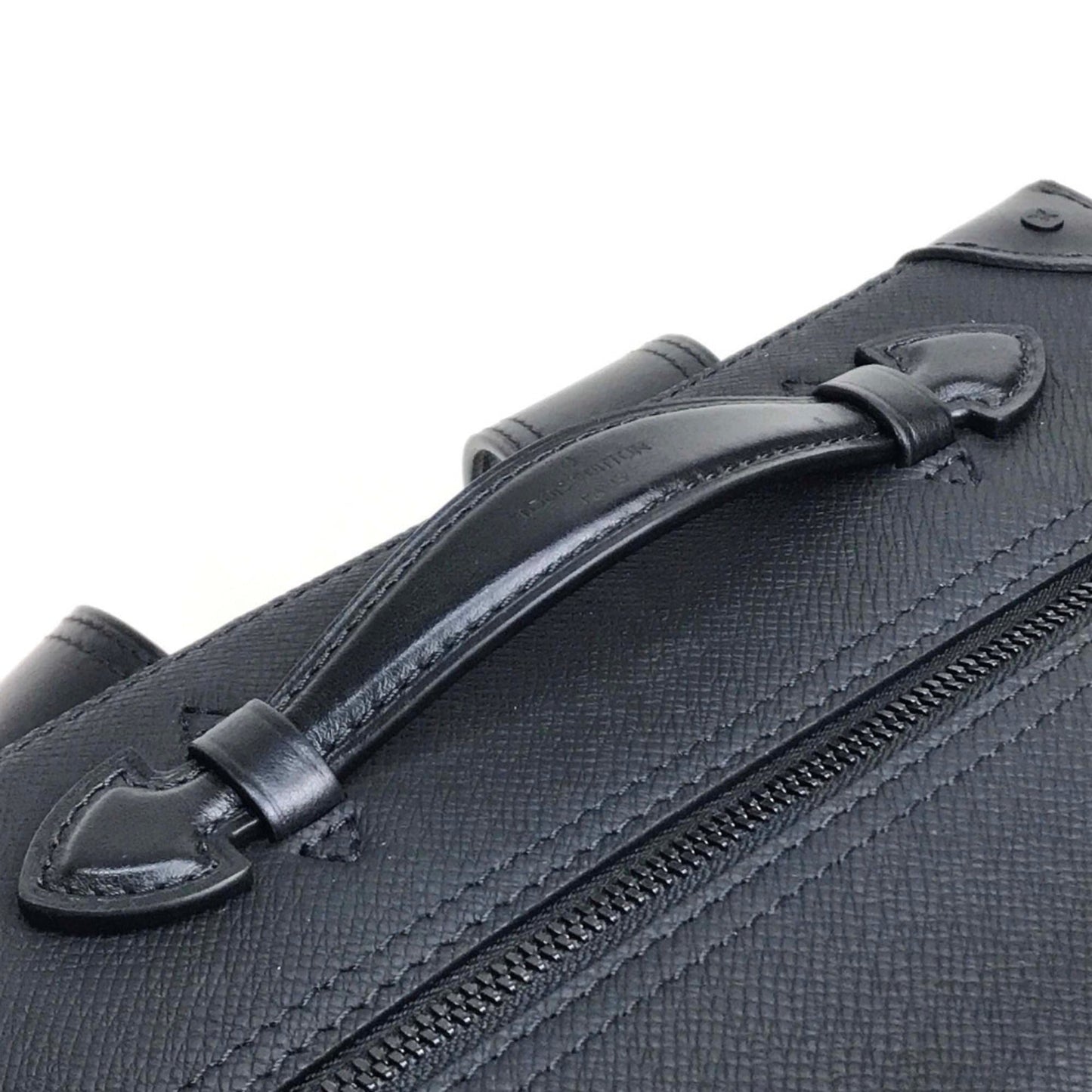 LOUIS VUITTON M30337 Taiga Rainbow Soft Trunk Backpack PM, Leather, Men's, Black