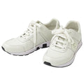 Gucci women's sneakers, white leather, size 36 1/2 (approximately 23.5cm), model number 426185.