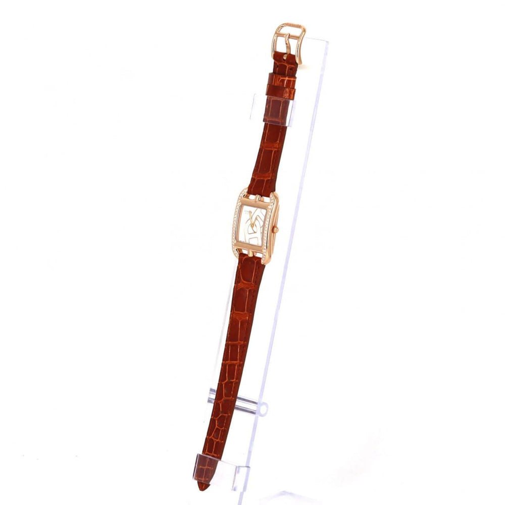 Hermès Cape Cod Chaine d'Ancrejoyer PG D CC1.371 PG/RG Quartz Watch — Very Good