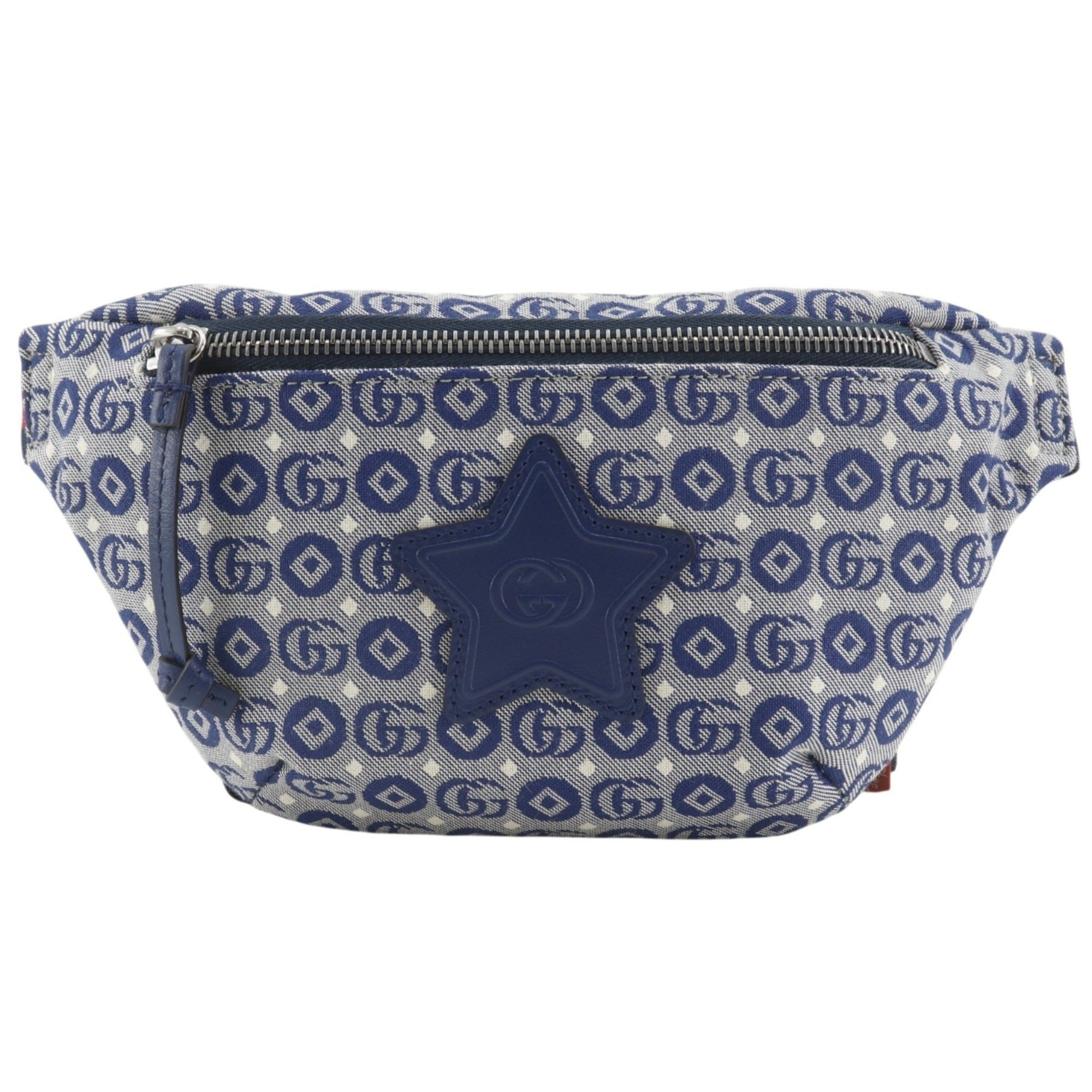 Gucci Children's Star Waist Bag GG 502095 Canvas Navy (Women's) — Like New