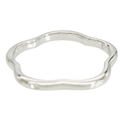 Chanel Camellia 1P Diamond Ring, Size #49, 18KWG (White Gold), 1.9g, Women's Ring — Like New
