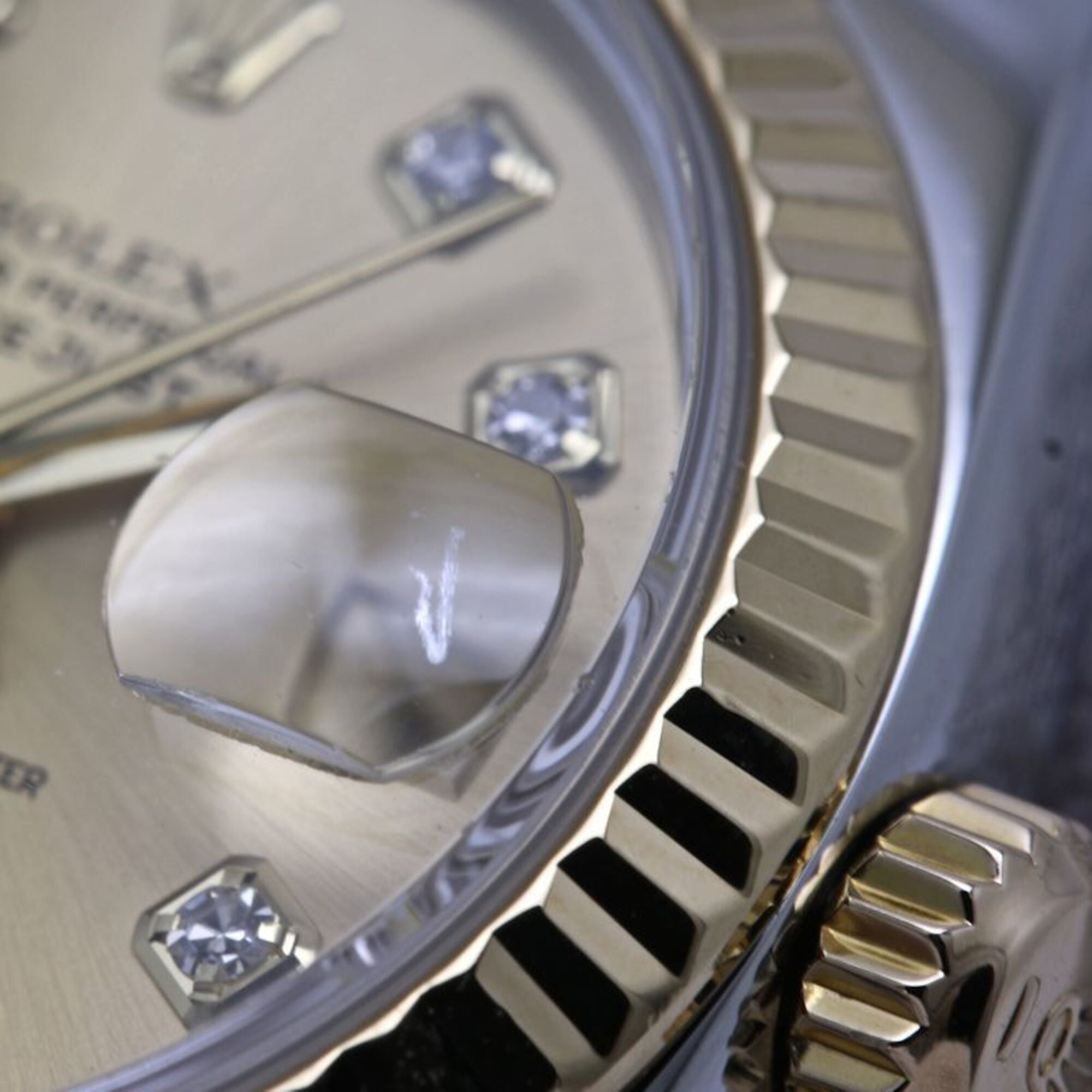 ROLEX Datejust 10P Diamond 179173G Women's Watch SSx18K Yellow Gold 40580 — Good