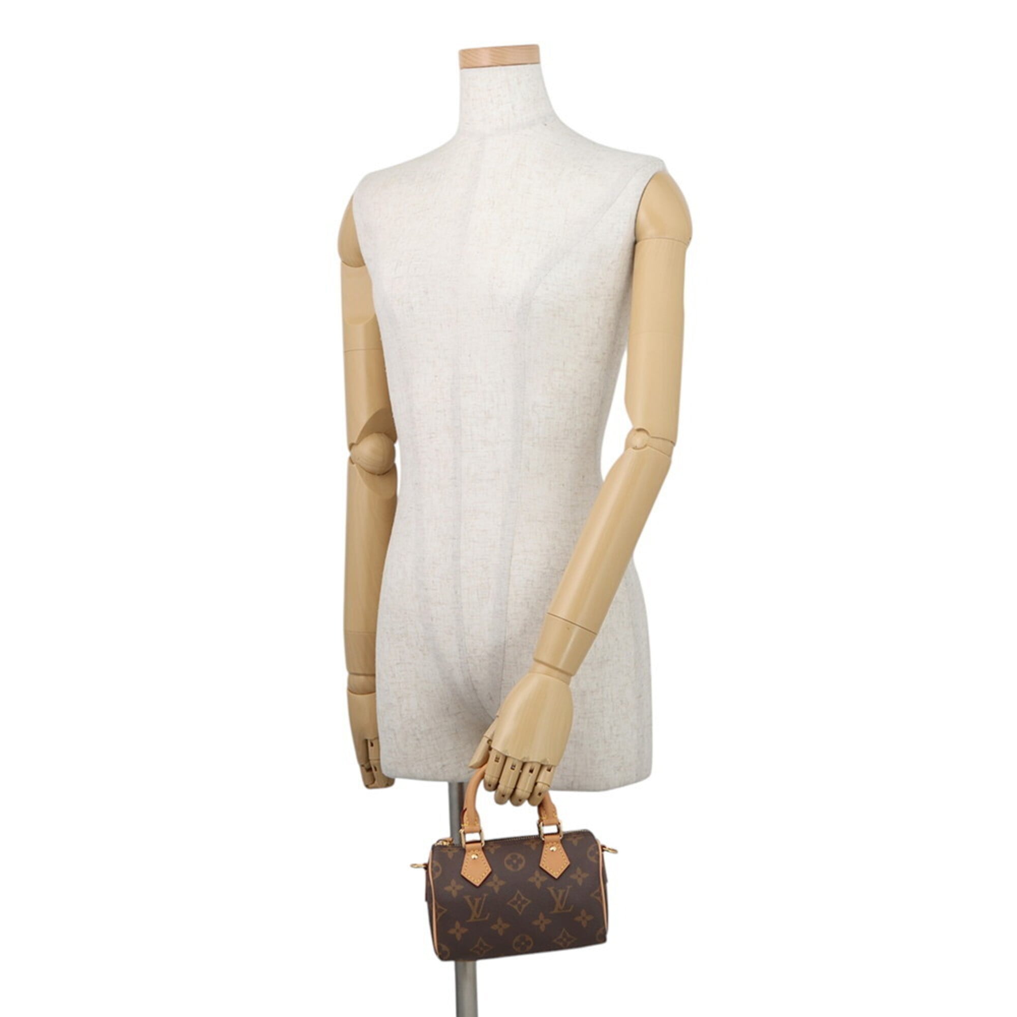 Louis Vuitton handbag Monogram Nano Speedy M81085 LOUIS VUITTON 2-way shoulder bag for women — Like New