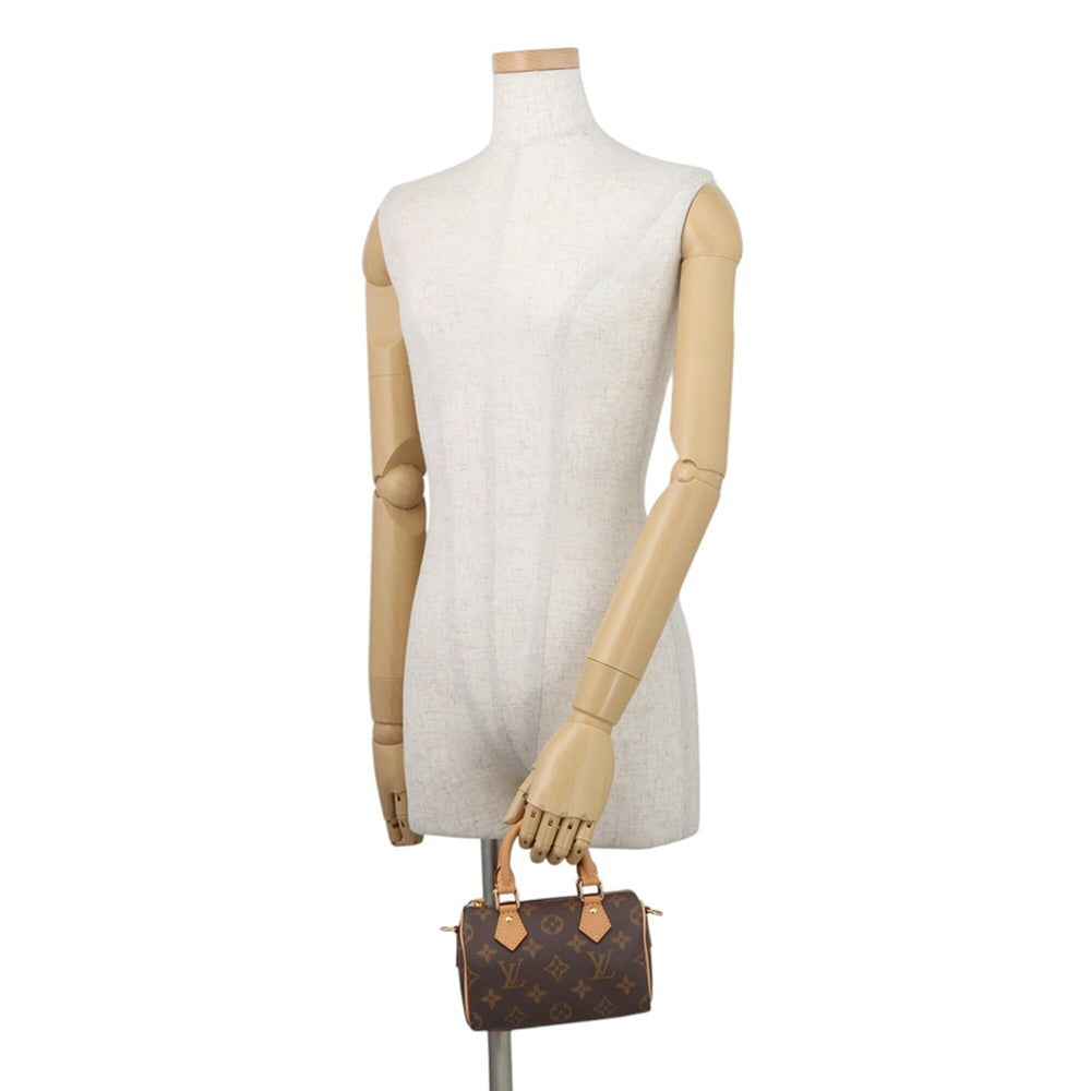 Louis Vuitton handbag Monogram Nano Speedy M81085 LOUIS VUITTON 2-way shoulder bag for women — Like New