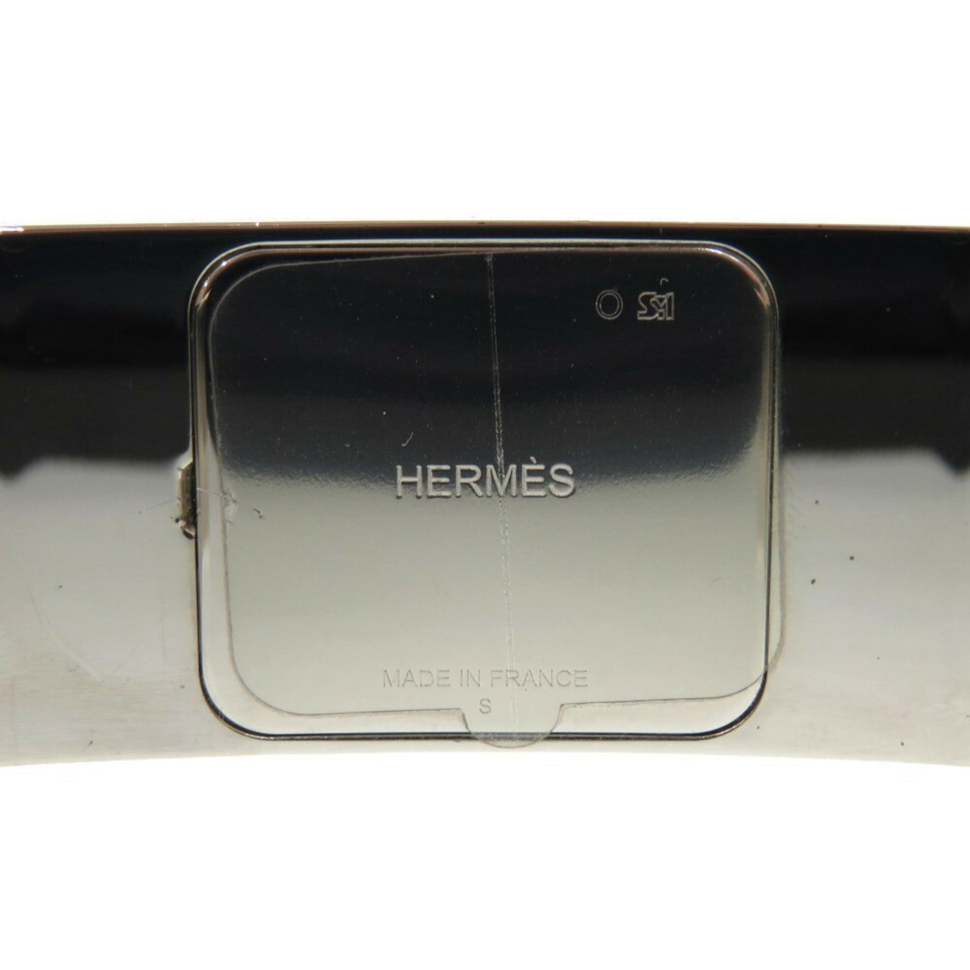 Like new Hermes Medor metal black bangle 1630HERMES — Like New