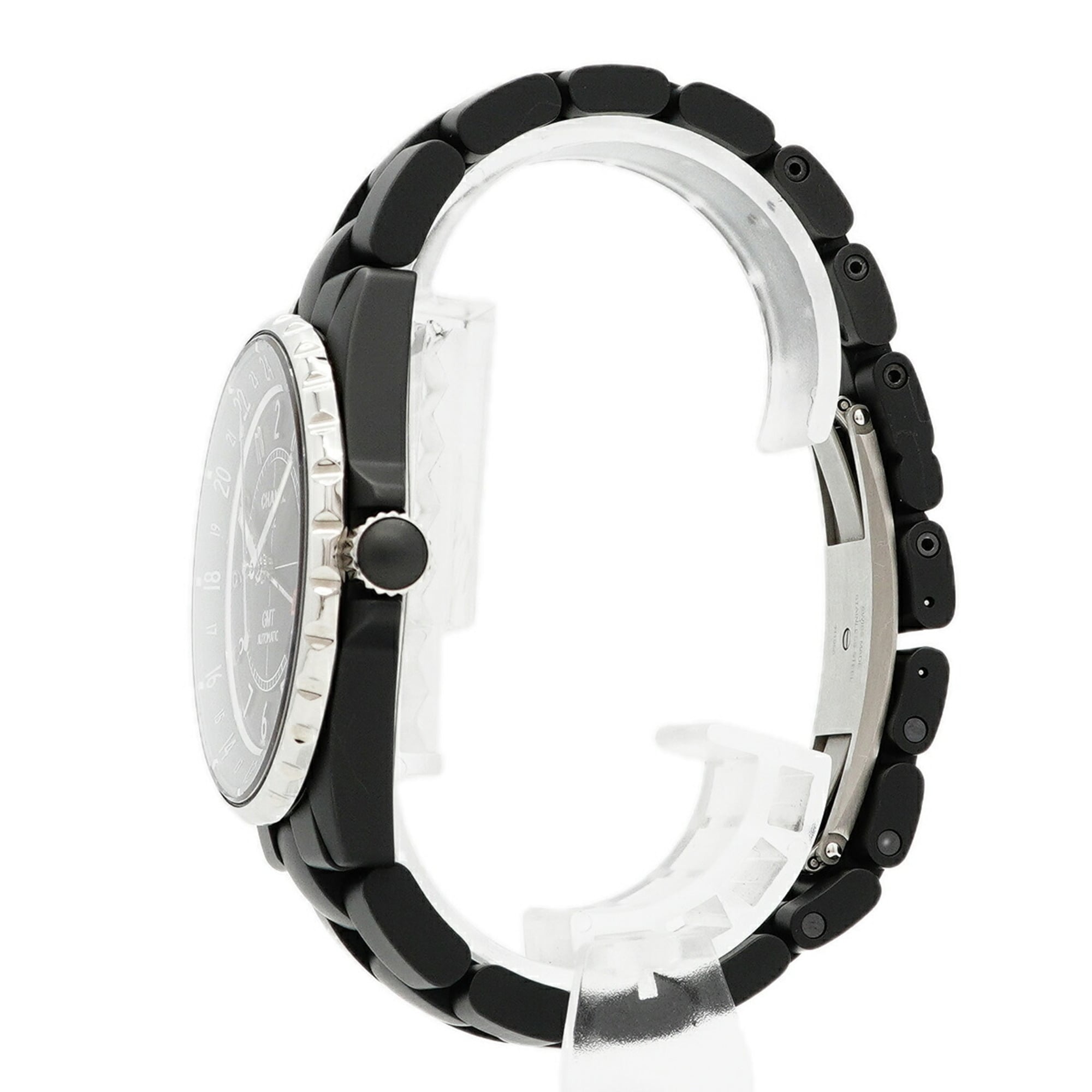 Chanel J12 GMT Matte Black H3101 Dial Men's Watch — Good