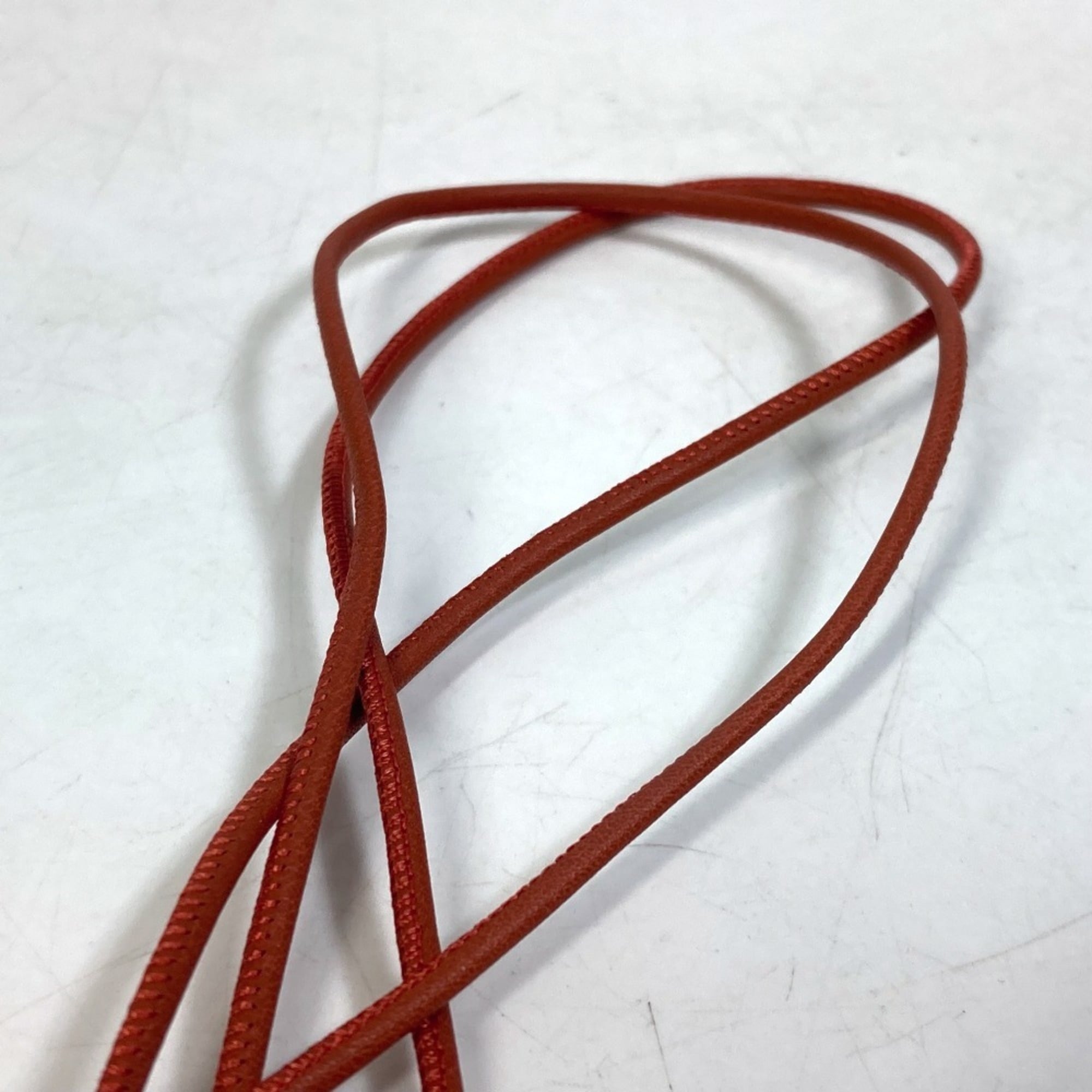 HERMES Mon Petit Kelly PM Necklace in Swift Cuivre Brown, Women's, Like New — Like New