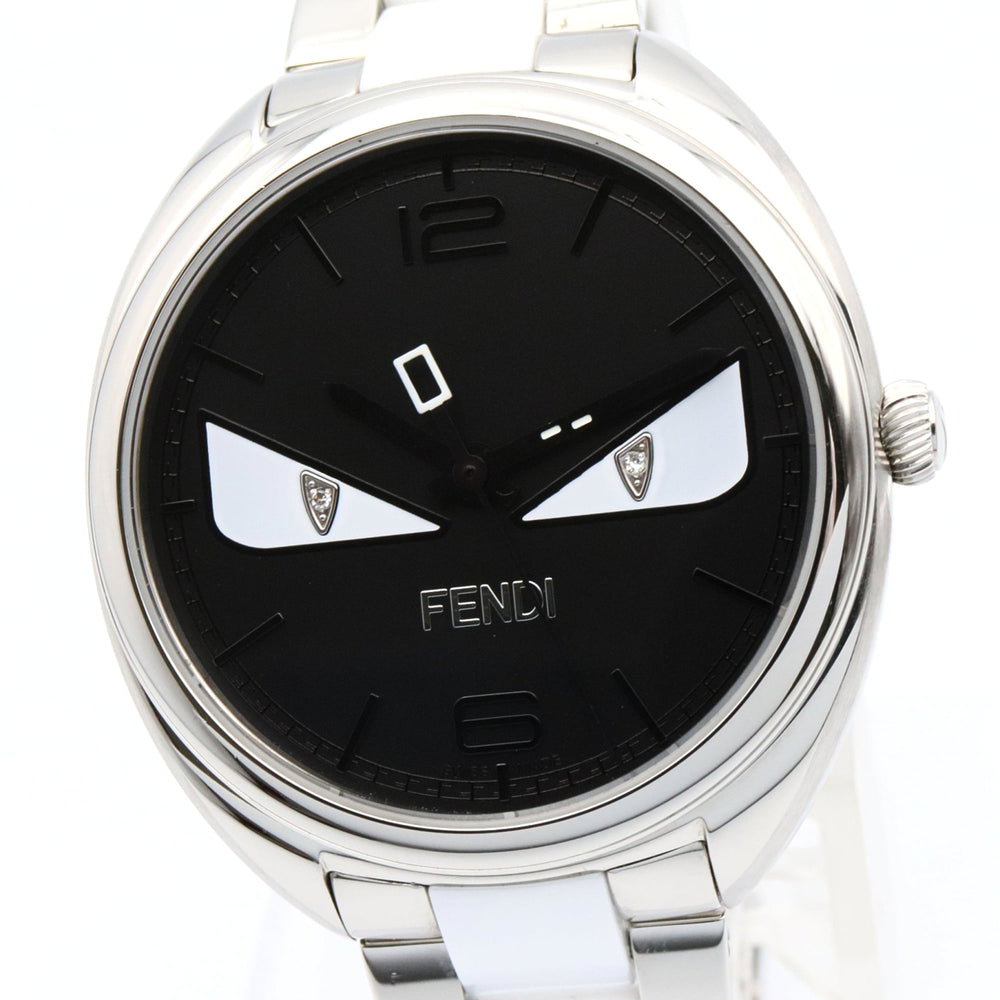 Fendi Bugs Monster Watch, Stainless Steel, Women's, Black, 21000M — Very Good