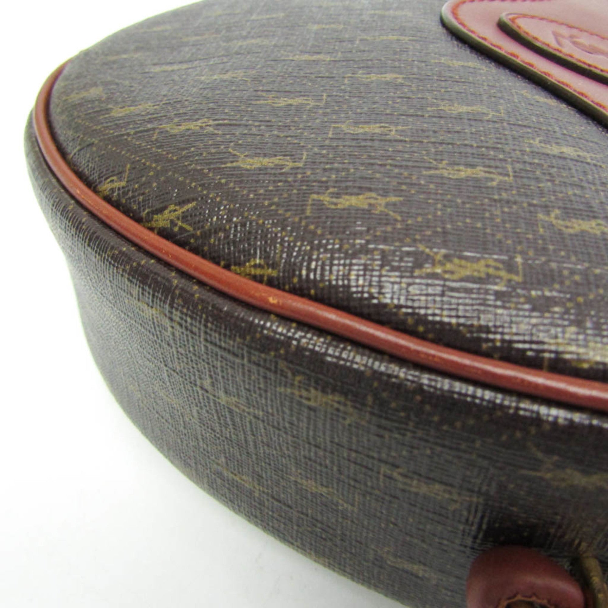 Yves Saint Laurent 675260 Women's Leather Shoulder Bag Brown — Like New