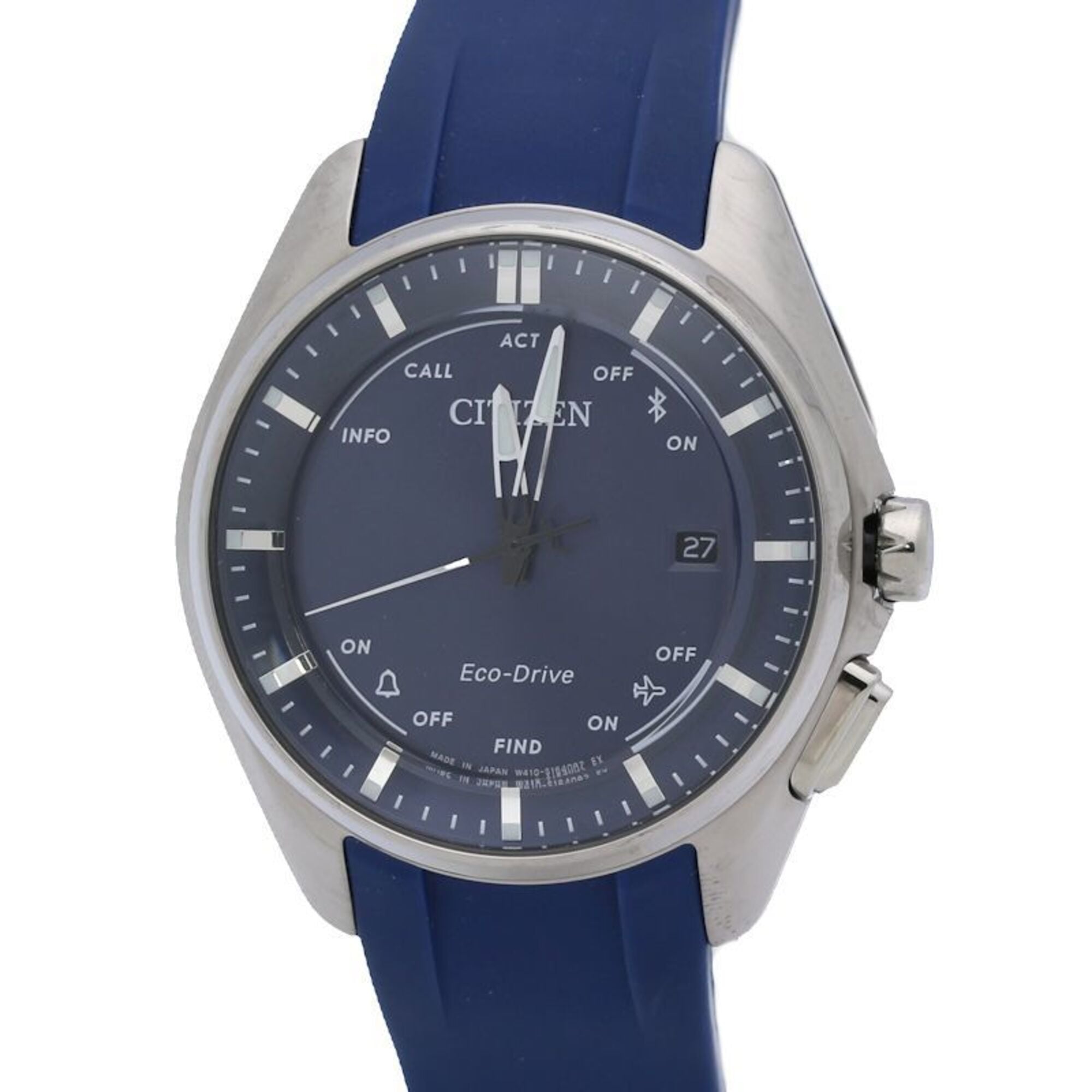 CITIZEN Eco-Drive Bluetooth BZ4000-071 W410-S119758 Men's Watch, Super Titanium x Rubber, 130564 — Good
