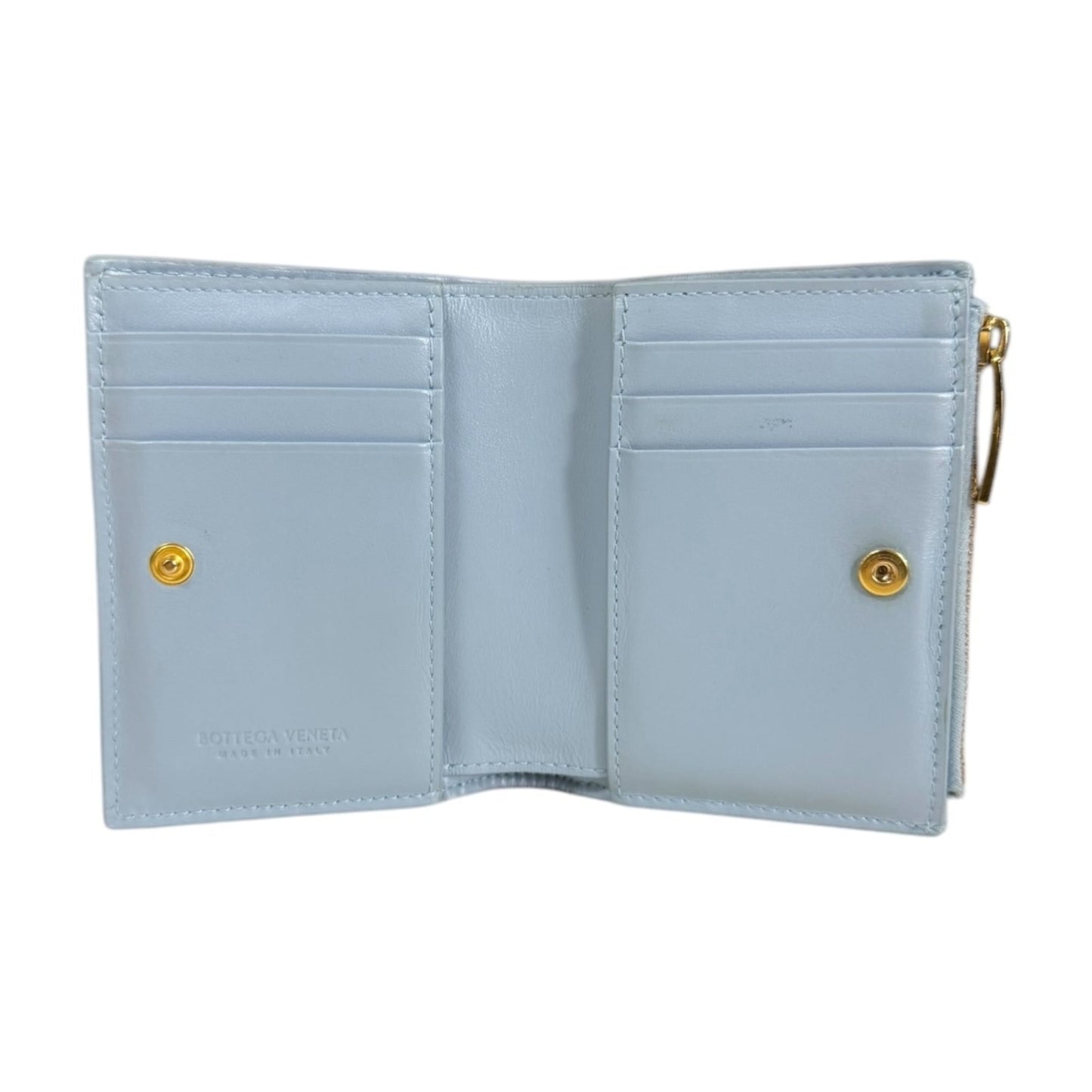 Bottega Veneta Small Cassette Maxi Intrecciato Bifold Wallet, Leather, 742698 VCQC4 3902, Women's