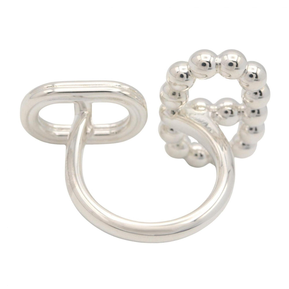 Hermes Chaine d'Ancre Area II Ring - Sterling Silver 925 Men's & Women's Tone — Like New
