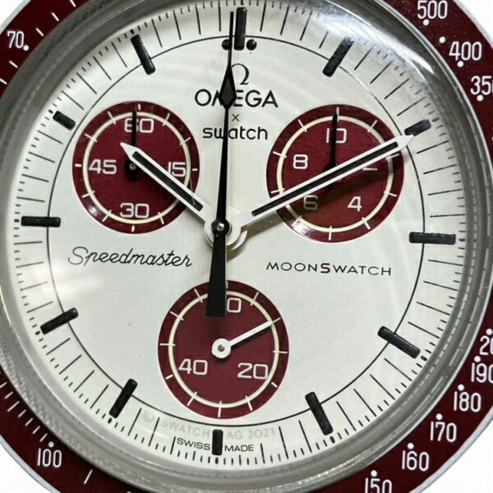 Omega x Swatch MoonSwatch Mission to Pluto SO33M101 Quartz Watch Men's — Good