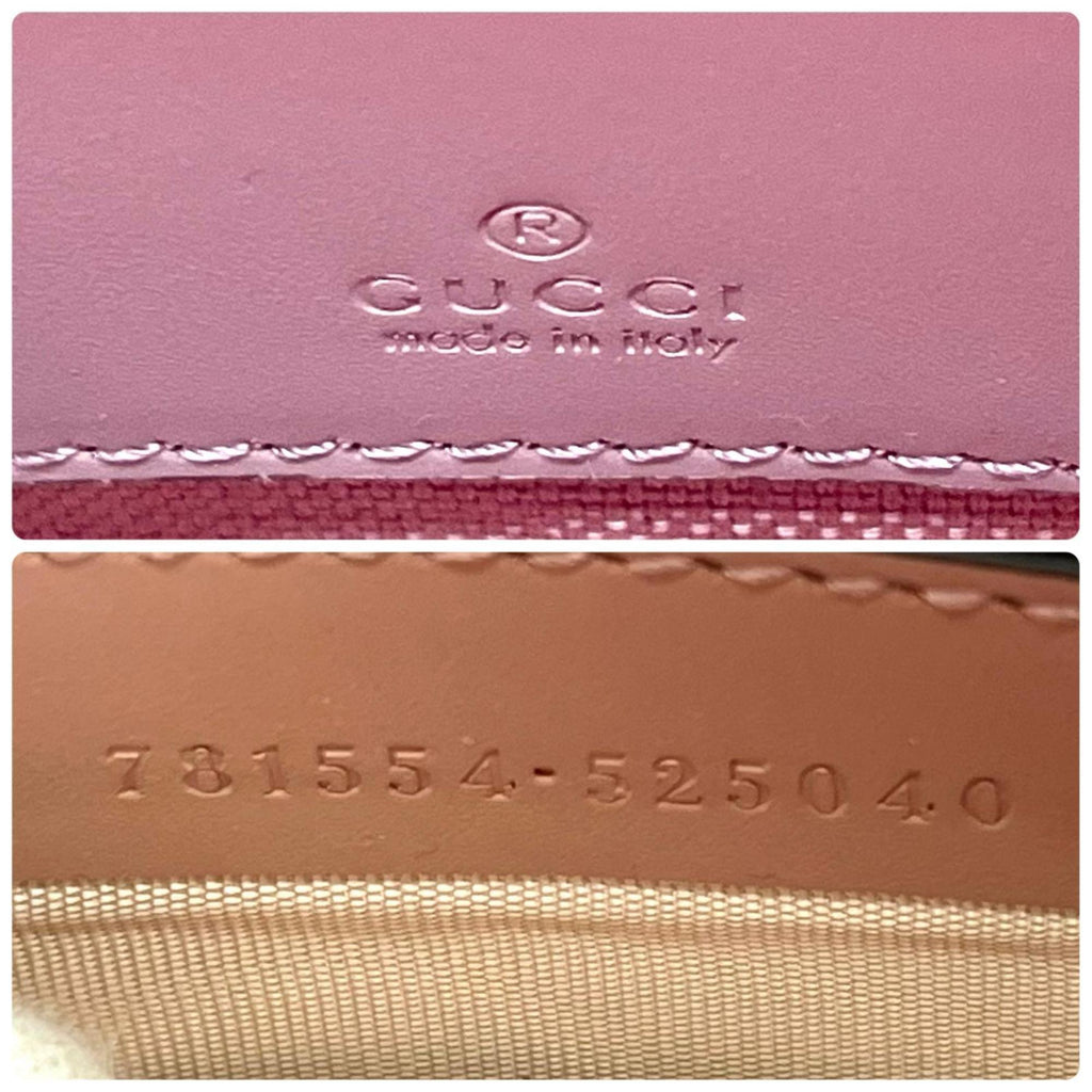 Gucci GG Mini Shoulder Bag 781554 Leather Pink Women's