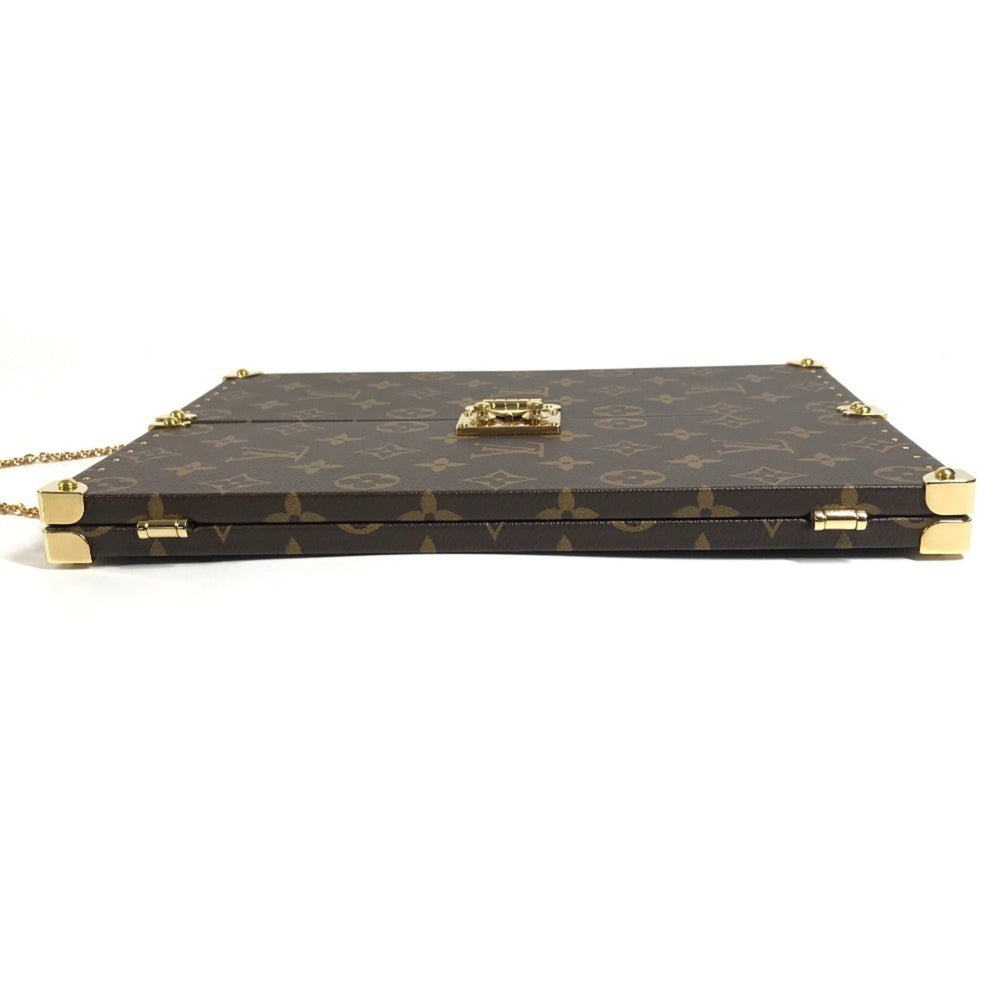 LOUIS VUITTON GI0554 Monogram Home Mirror Trunk Interior Tri-fold Canvas Men's Women's Brown — Like New