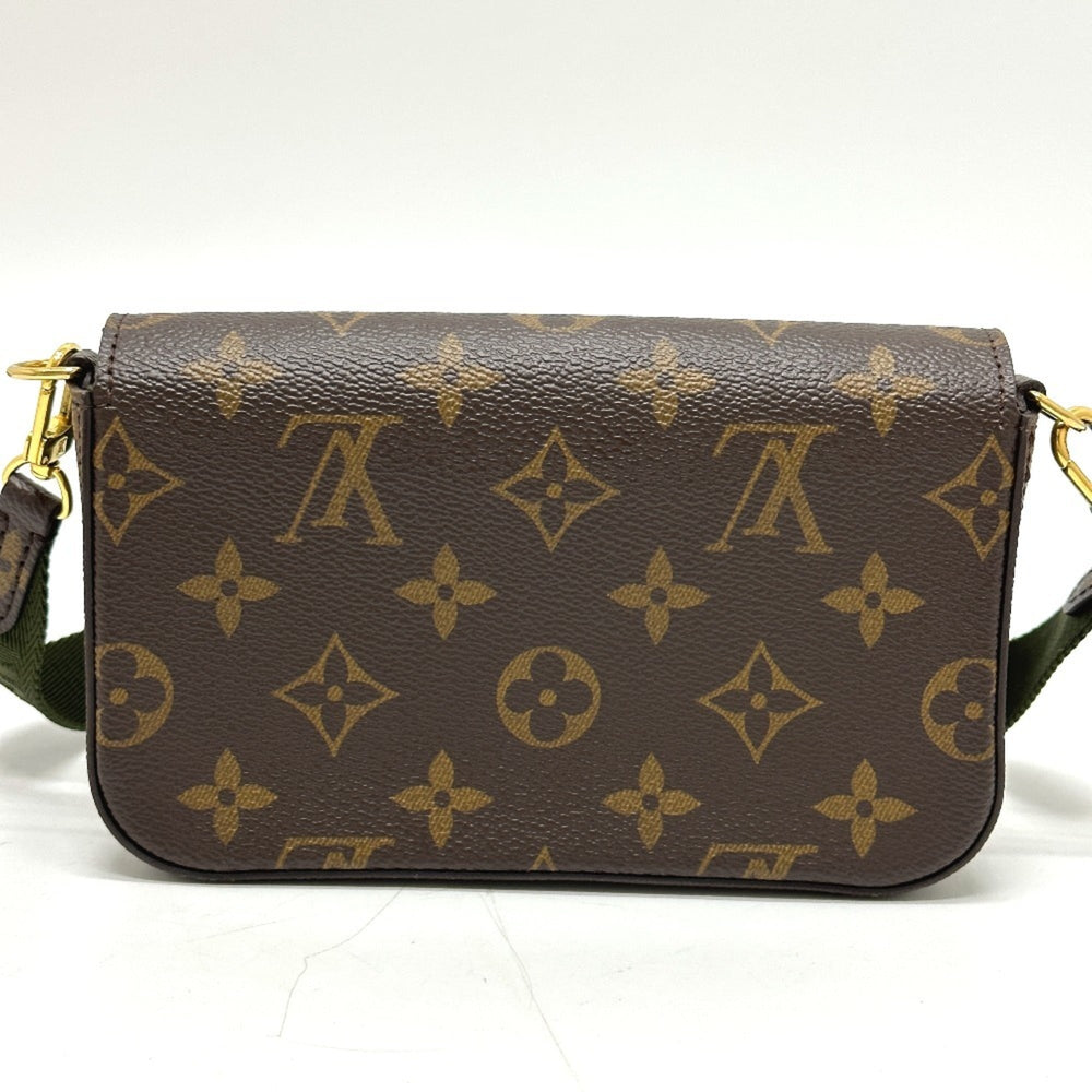 LOUIS VUITTON M80091 Monogram Multi Pochette Felicie Shoulder Bag in Canvas, Brown, Like New — Like New