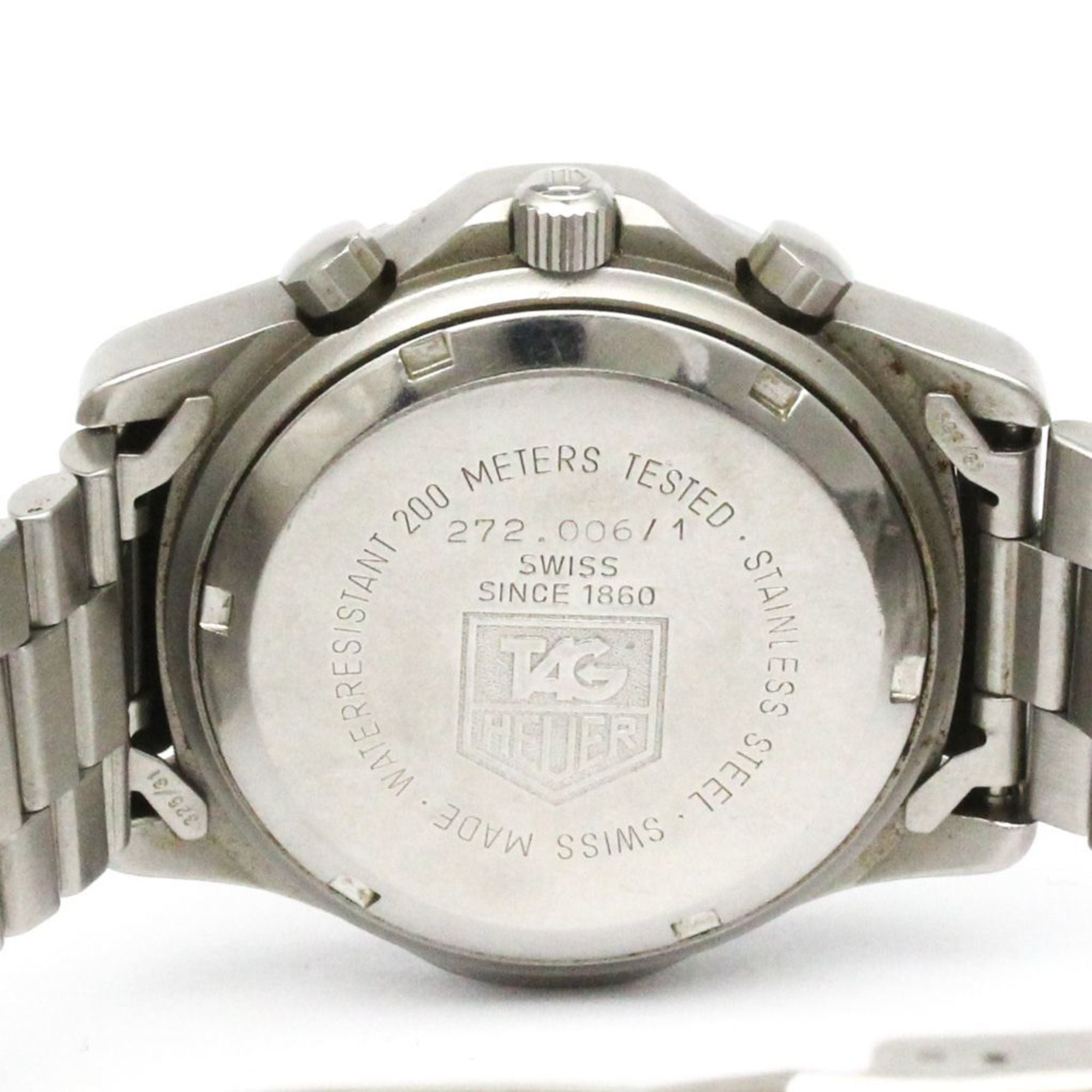 TAG HEUER Chronograph Quartz Stainless Steel Mens Watch 272.006 — Good