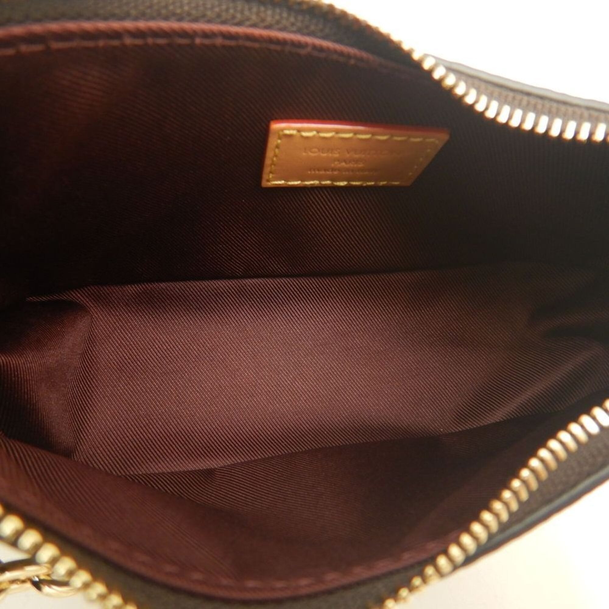 LOUIS VUITTON Louis Vuitton Monogram Nano Boulogne M25519 Shoulder Bag Brown Women's 253989 — Like New