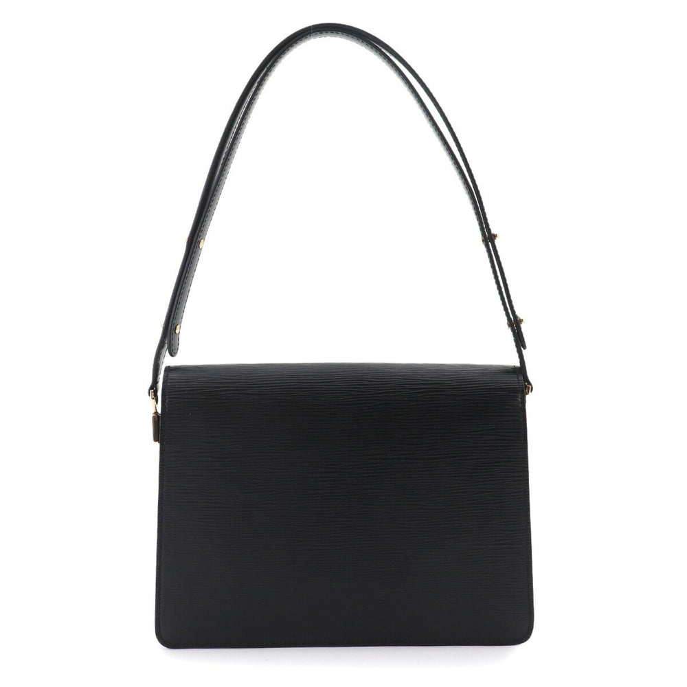 Louis Vuitton Epi Friedland Shoulder Handbag, Leather, Black/Red, M52417, Gold Hardware — Like New