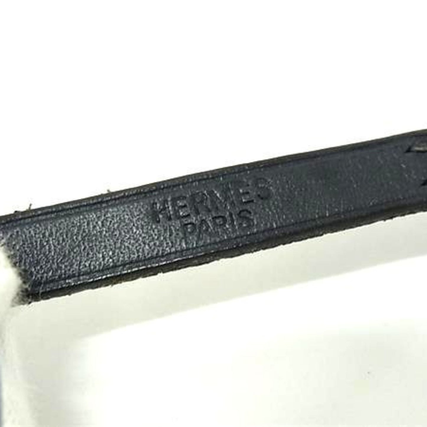 HERMES Api 3 Bracelet - Black Leather for Men and Women
