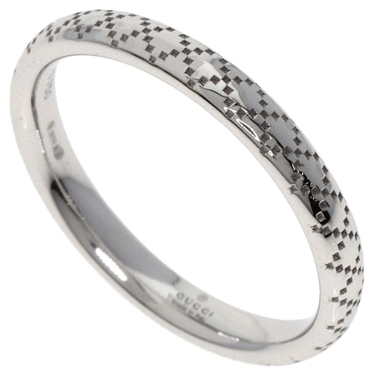 Gucci Diamantissima #10 Ring in 18K White Gold for Women