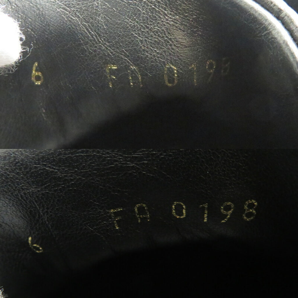 Louis Vuitton #6 25cm Beverly Hills Line Men's Sneakers 1OXI Leather Noir Black