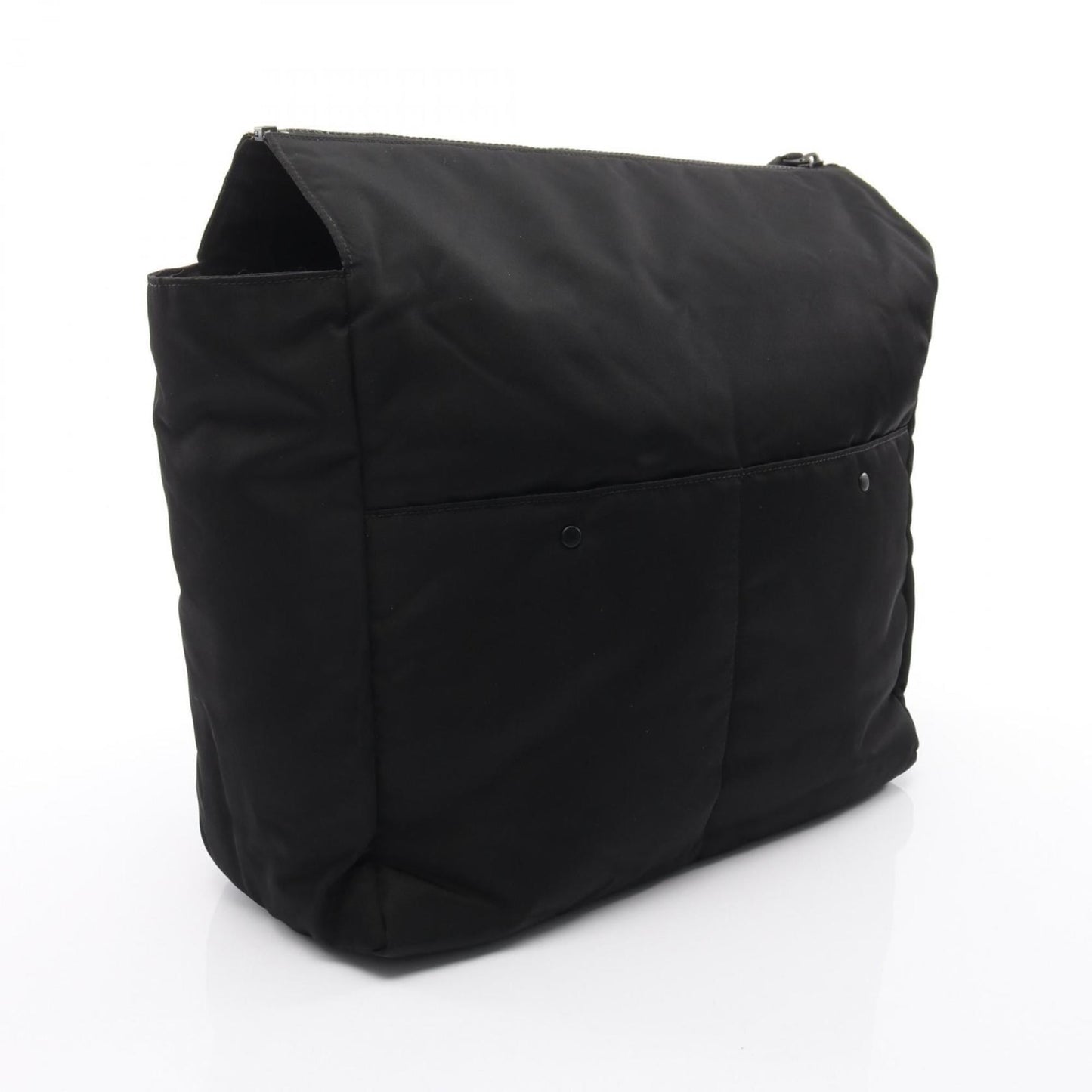 Bottega Veneta men's nylon clutch bag in black