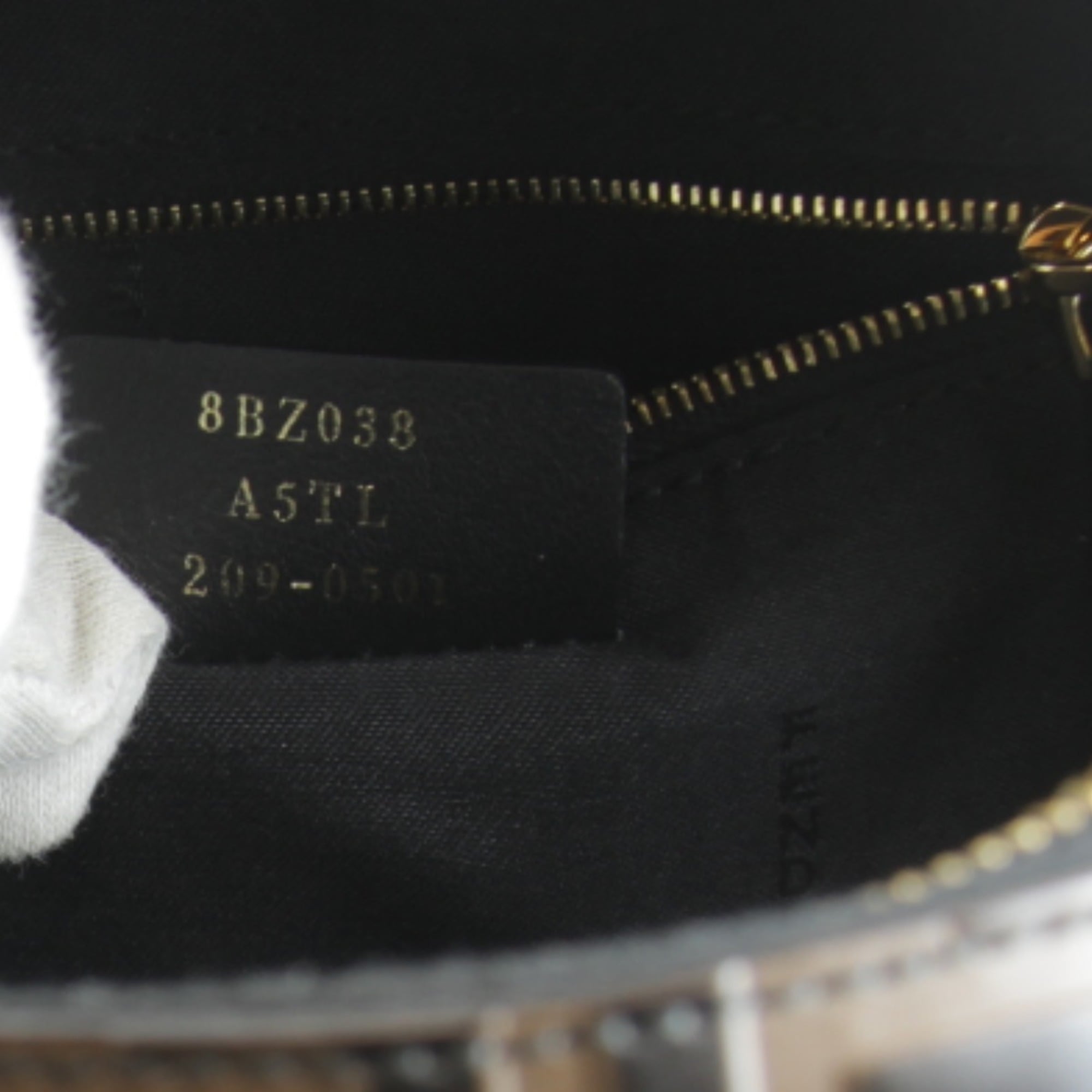 FENDI Zucca 8B2038 Backpack/Daypack Leather Brown