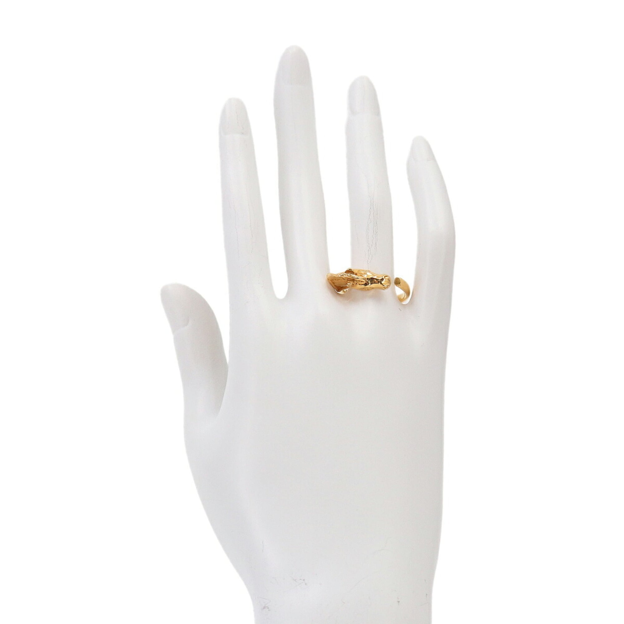 Hermes Cheval Horse Ring, Gold, Size 1 (Ring) — Like New