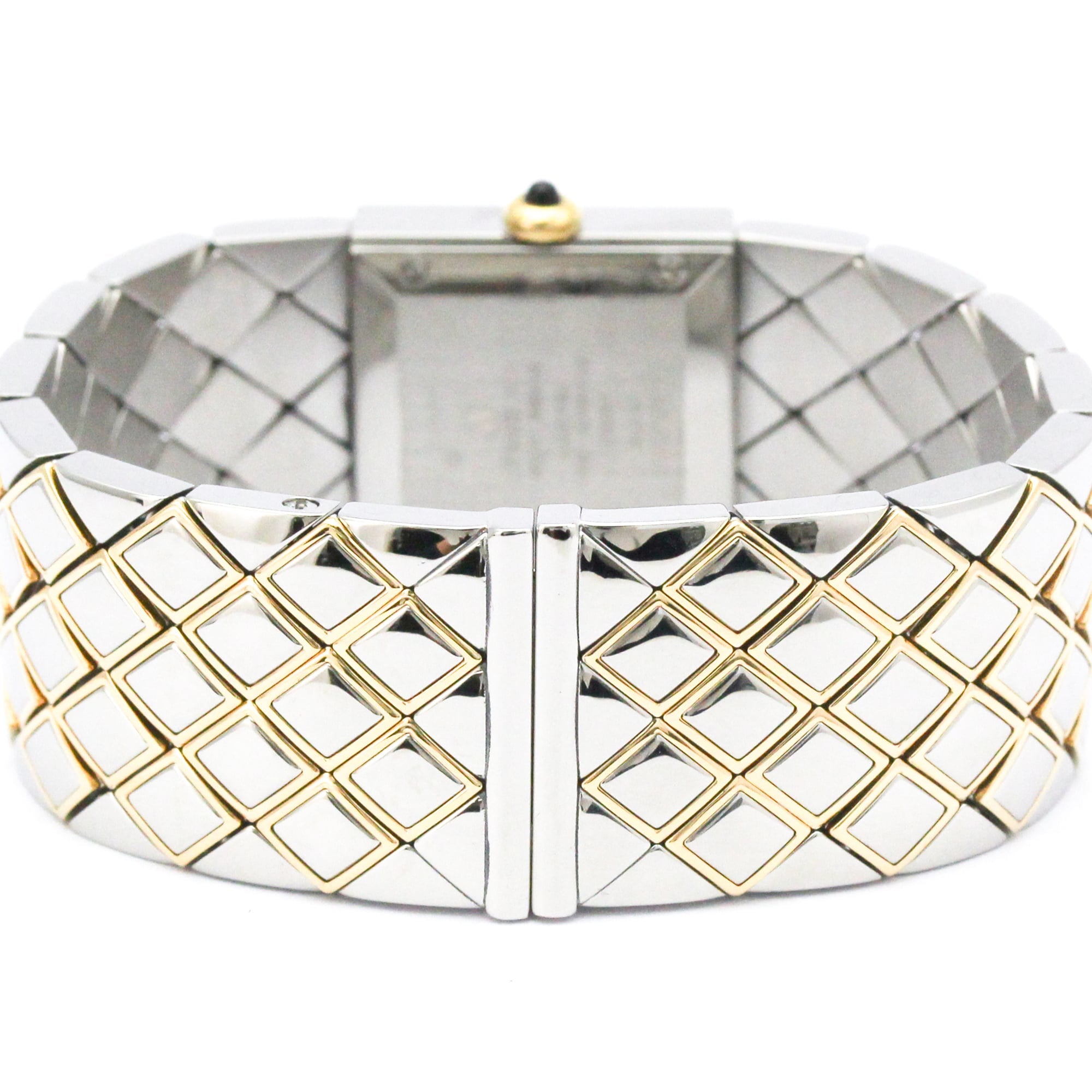 CHANEL Matelasse 18K Gold Steel Quartz Ladies Watch H0475 Polished — Very Good