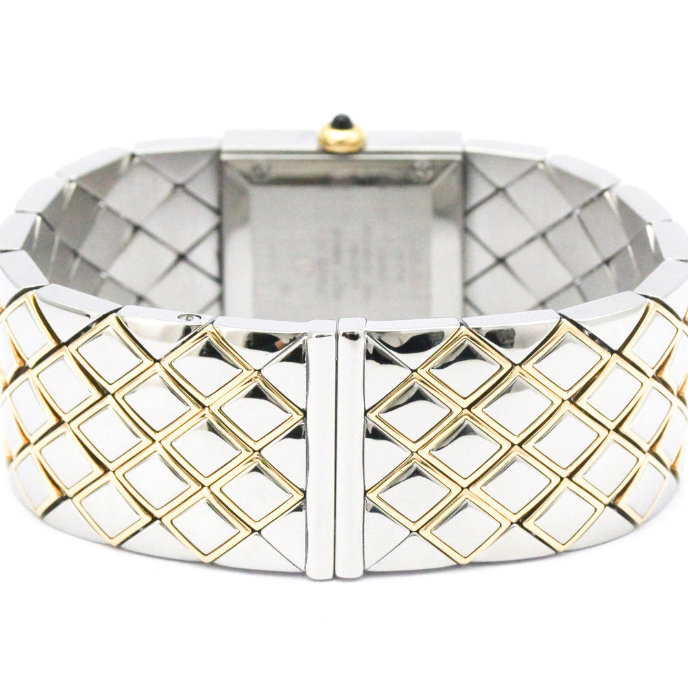 CHANEL Matelasse 18K Gold Steel Quartz Ladies Watch H0475 Polished — Very Good