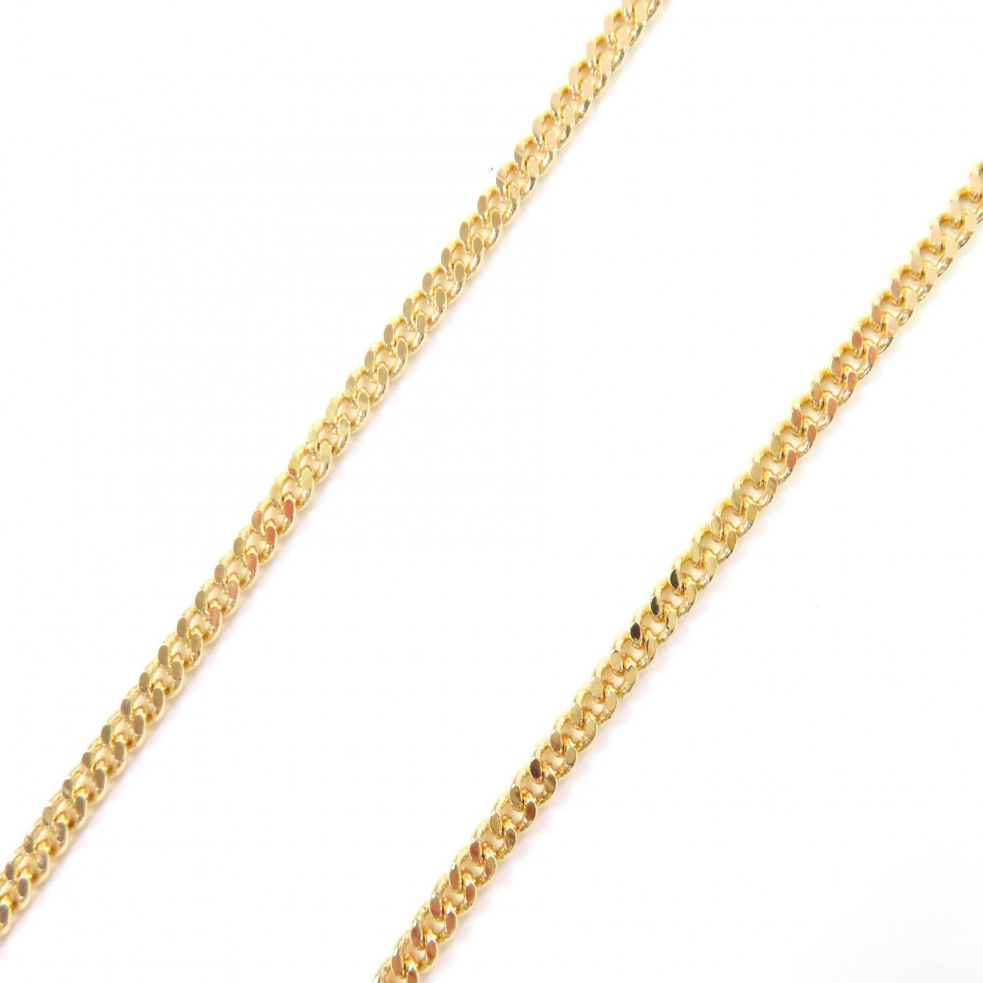 LOEWE J82124X02 Anagram Cube Chain Necklace Pendant, Gold, Made in Spain, Women's, with Box and Dust Bag — Like New