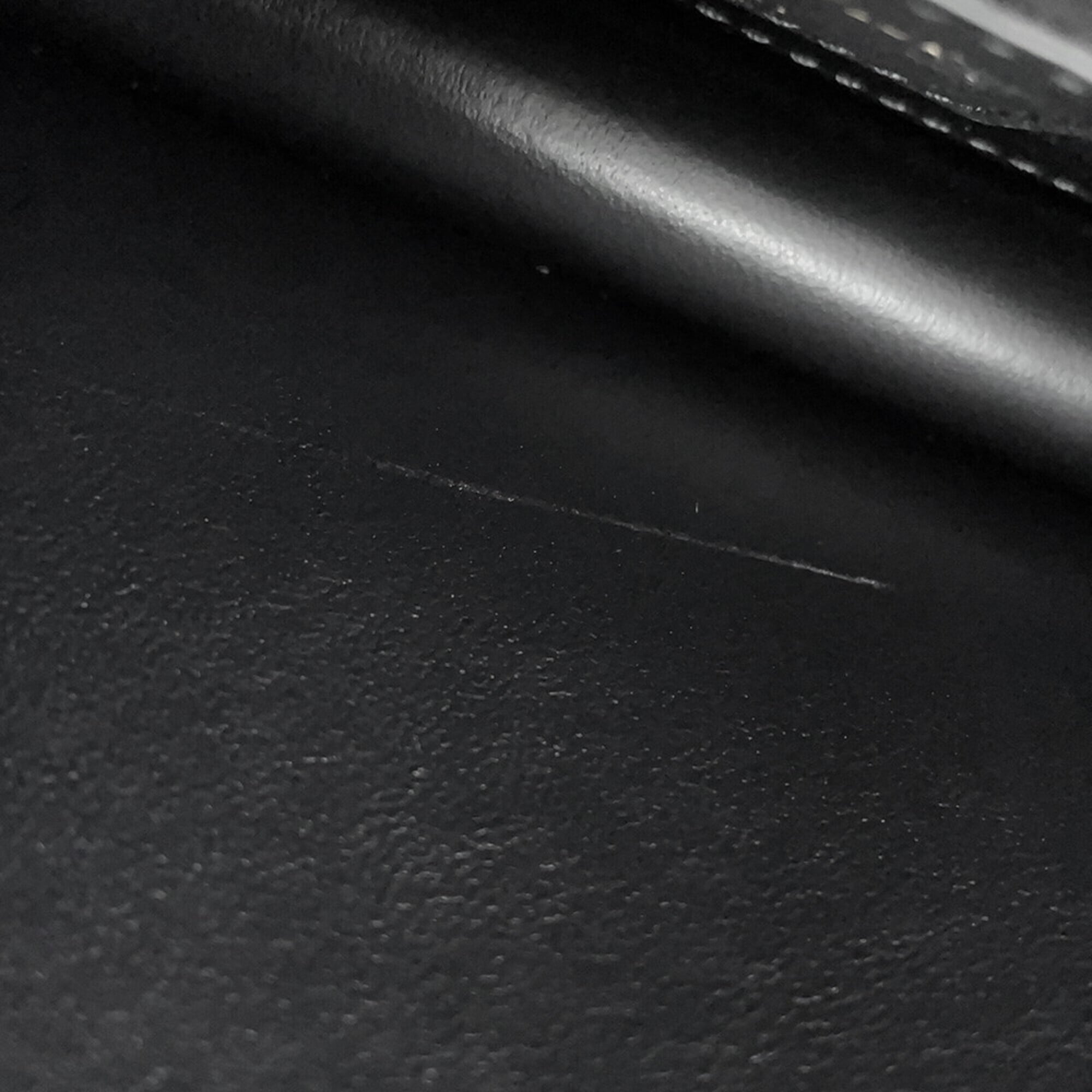 Christian Dior Macro Cannage Ange Mini Calf Leather Handbag M4401UNMZ 2-way Black — Like New