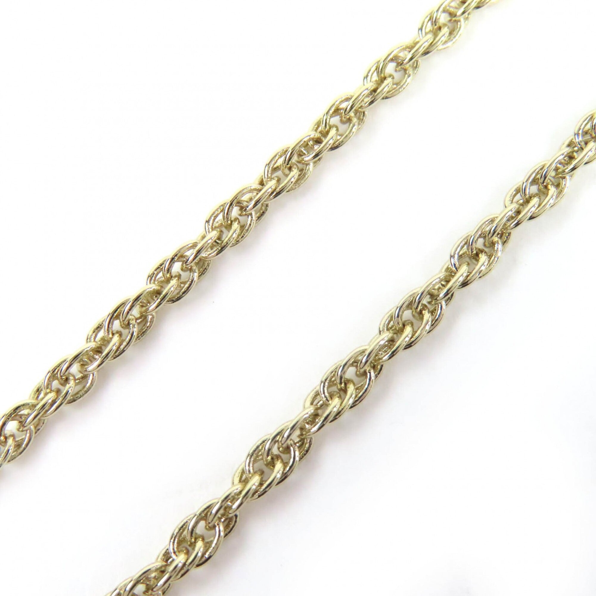 CHANEL (2025 model) B25S Coco Mark Rhinestone Chain Necklace, Gold, with Box, Women's — Like New