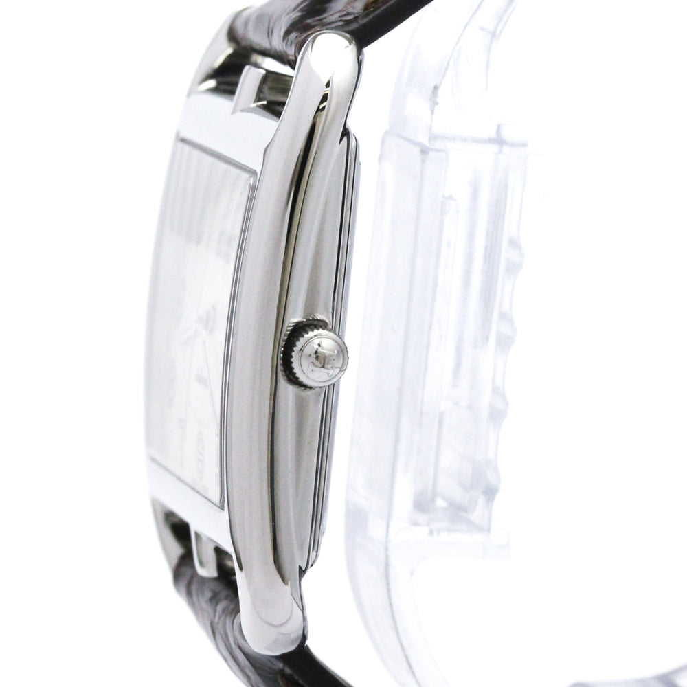 HERMES Cape Cod Steel Leather Automatic Mens Watch CC1.710 Polished — Very Good