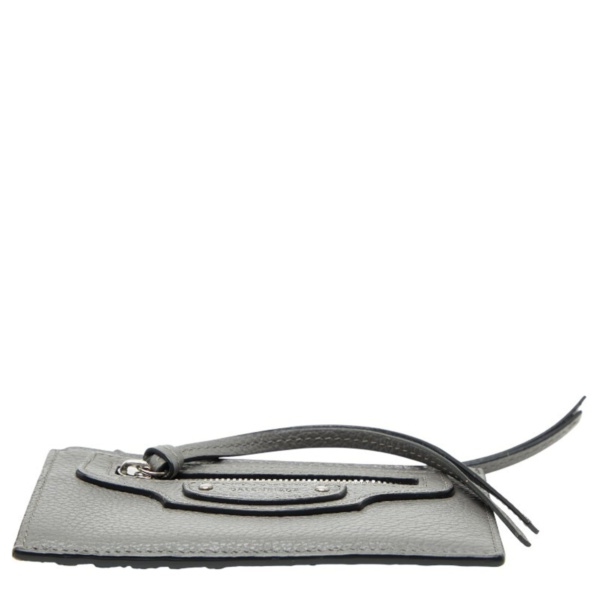 Balenciaga Neo Classic Fragment Case 640110 Gray Leather Women's BALENCIAGA