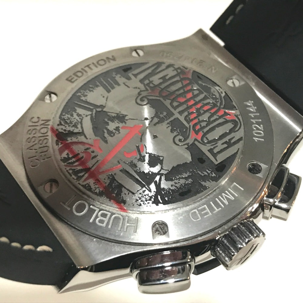 Hublot 521.NC.0589.VR.OPX14 Forbidden X Automatic with cigar box Wristwatch Silver Brown belt — Like New