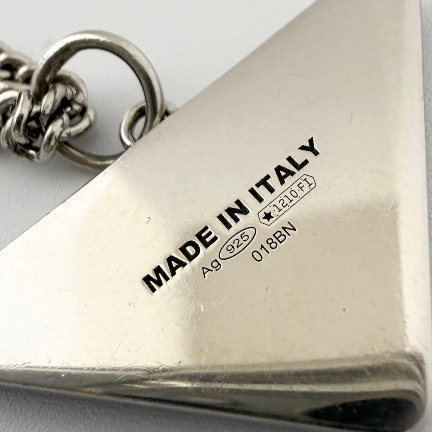 Prada Men's and Women's Symbol Necklace Pendant