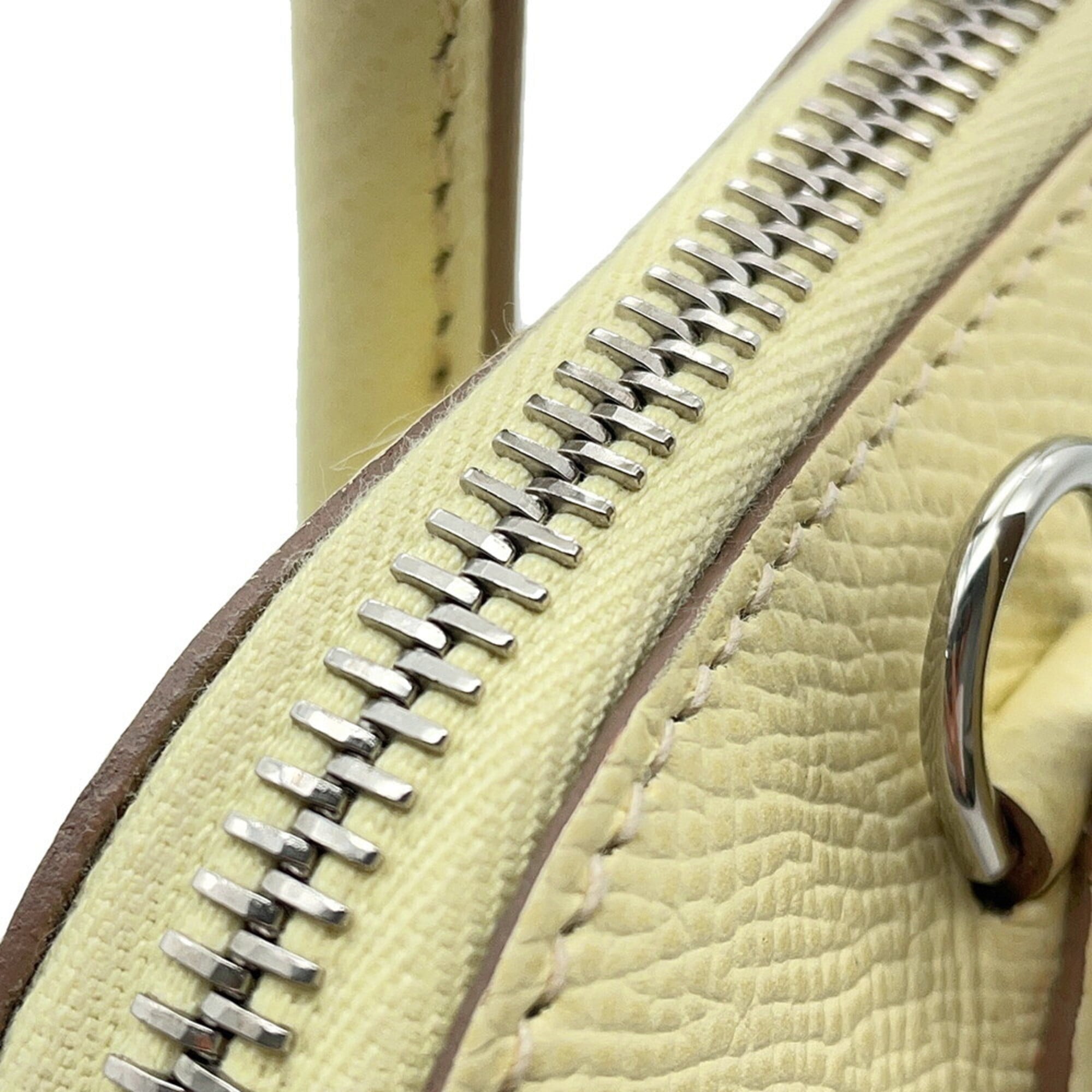 Hermes Bolide 1923 25 Verso Jaune Milton Cle Epsom W stamp 2-way shoulder bag handbag HERMES — Like New