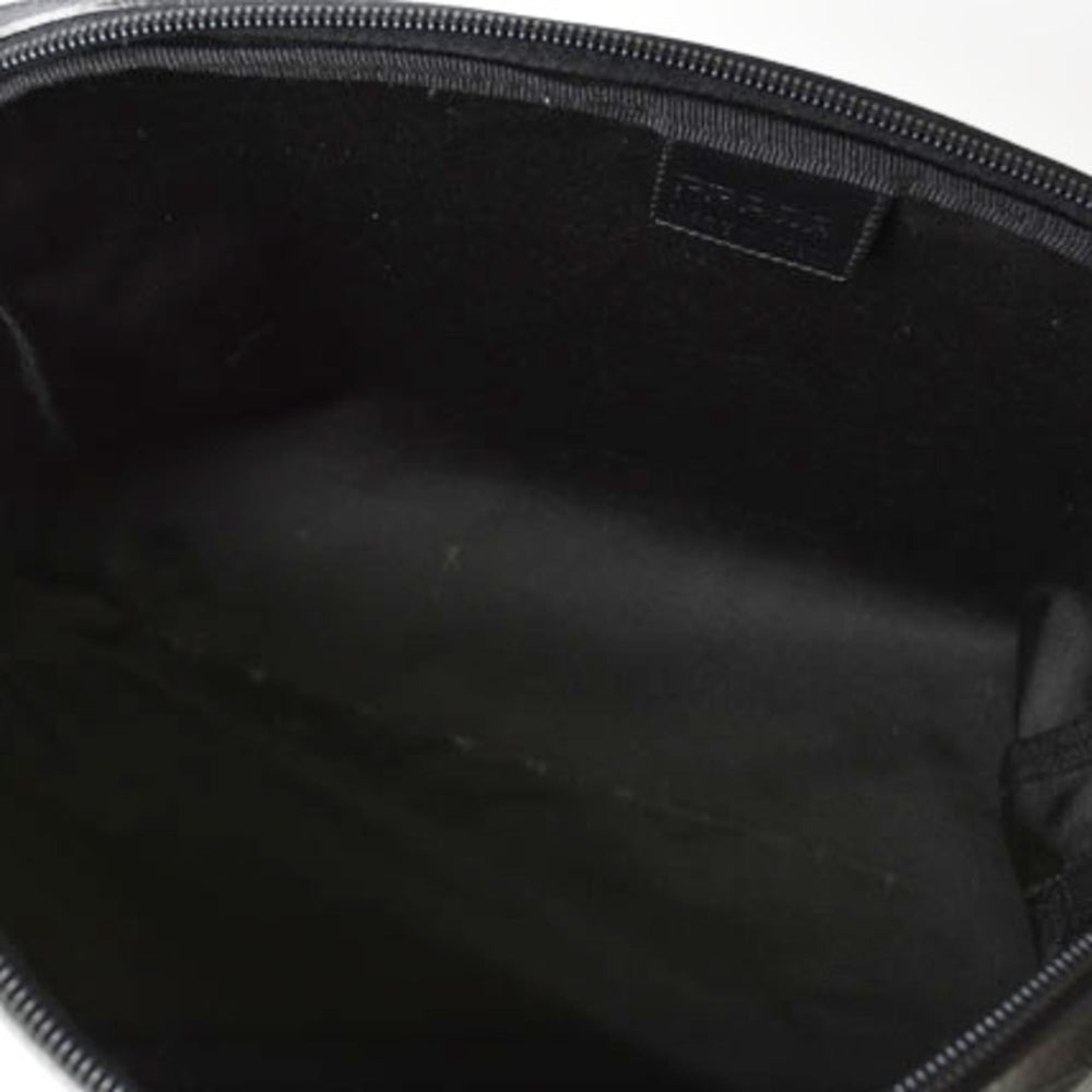PRADA Pouch Travel Clutch VELA Nylon Black — Like New