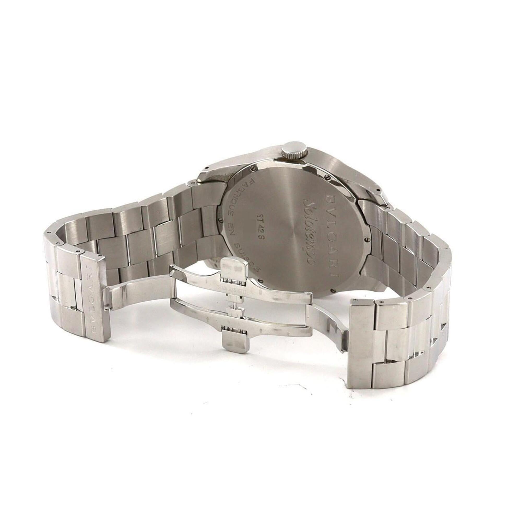 Bulgari Solotempo ST42S ST42SS Stainless Steel Quartz Watch — Good