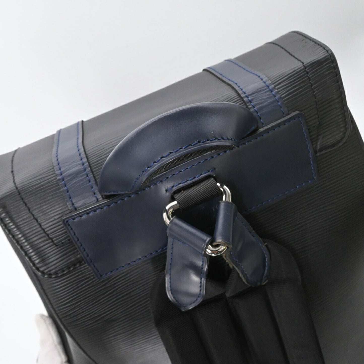 LOUIS VUITTON Christopher PM Epi Monogram Eclipse Backpack in Black, M53424