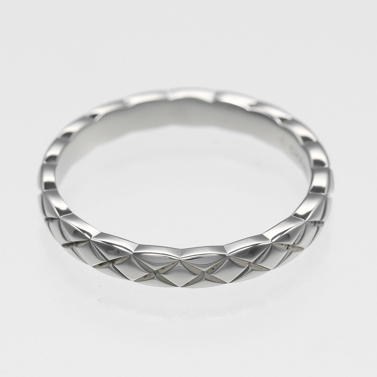 CHANEL Coco Crush Wedding Ring, Small, Size 13.5, Pt950 Platinum, Approx. 4.39g