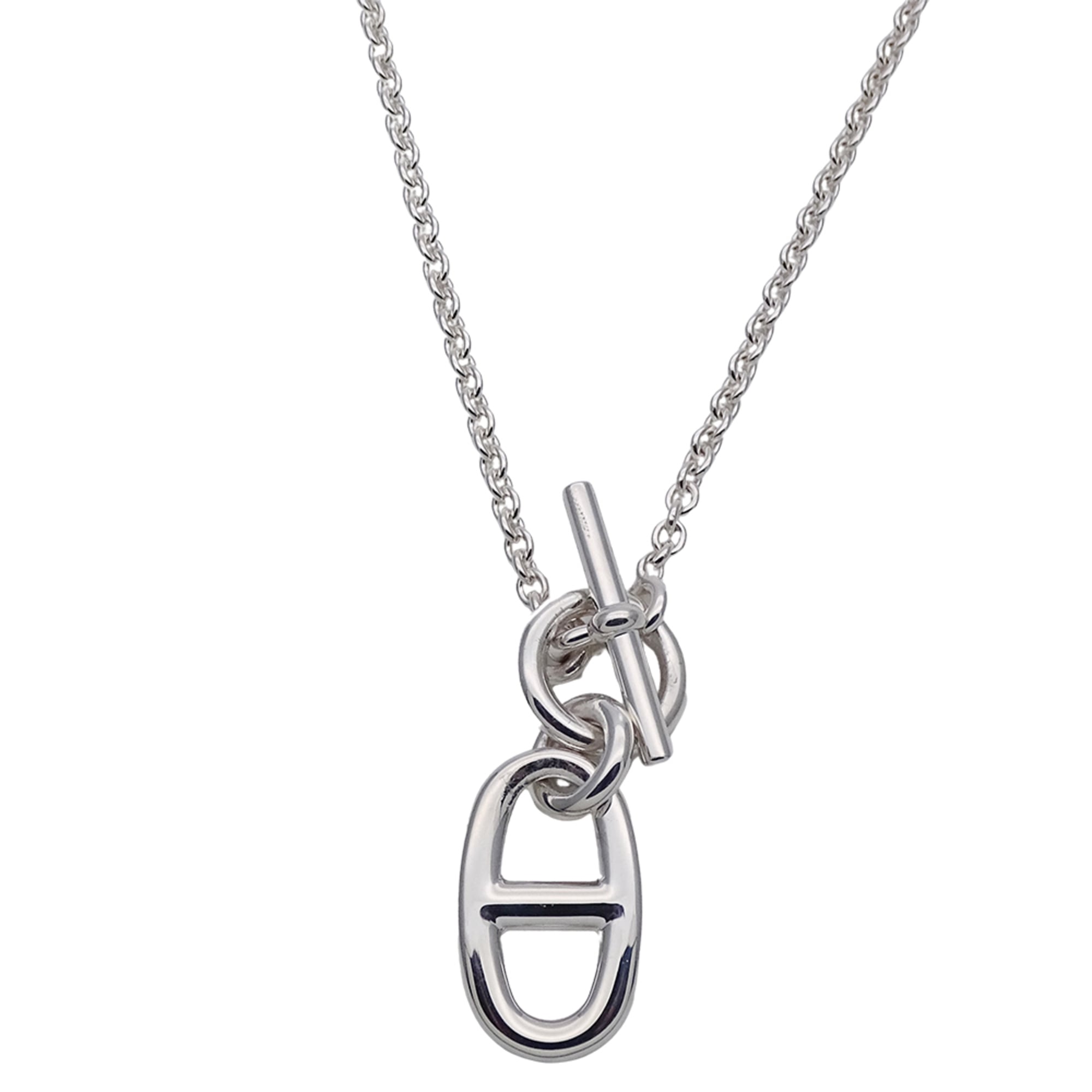Hermes HERMES Chaine d'Ancre Amulet Necklace for Women, Brand Name, SV925 Silver Jewelry — Like New