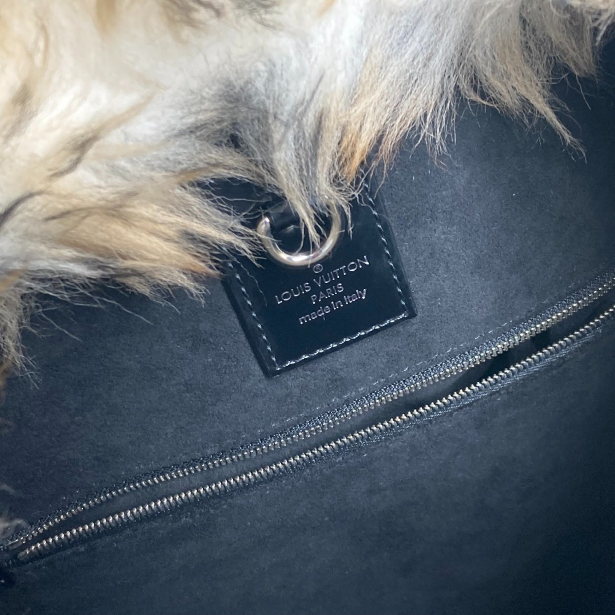 LOUIS VUITTON M50818 Animal Collection Sac Plat Mouton 2WAY Bag Shoulder Handbag Leather Women's Beige — Like New