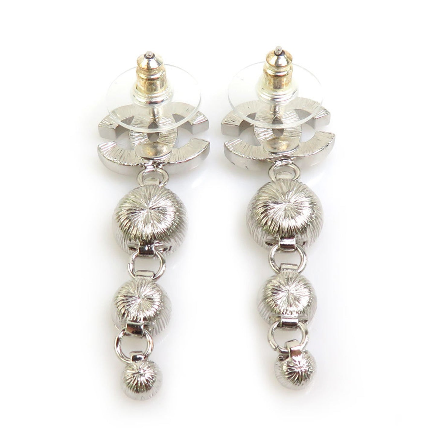 CHANEL Metal Silver Earrings for Women r10629a